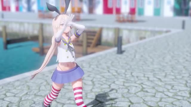 Shimakaze – Donut Hole (ver. 2) [MMD R18] Cocoamilk