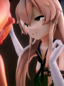 Shimakaze – Handjob in public bathroom (Vertical Ver.) [R18] Reimo