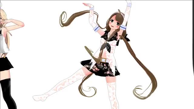 Shimakaze & Kawakaze – Brain Fluid Explosion Girl [MMD R15] mikumikuJackD