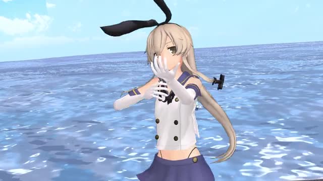 Shimakaze – Pink Cat [MMD R18] macch