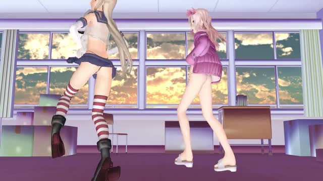 Shimakaze & Ro500 – Happy Trap [MMD R18] macch