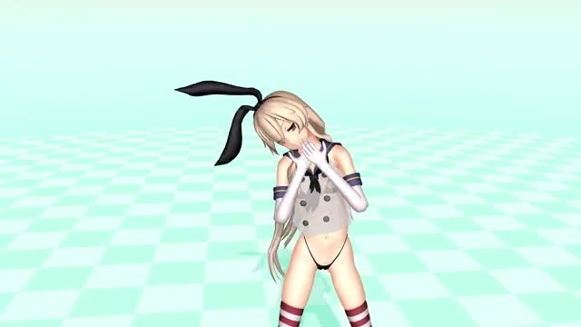 Shimakaze – The Vampire [MMD R18] macch