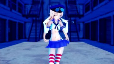 Shimakaze – Up and Down [MMD R15] Hamselvish