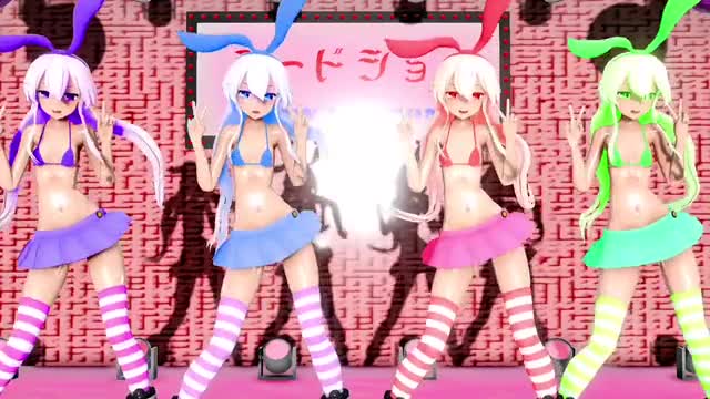 Shimakaze x4 – Ghost Dance [MMD R18] RubyMMD