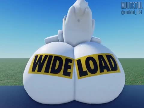 Silly Cat Furry wide load Roblox ( art: Muitetul)