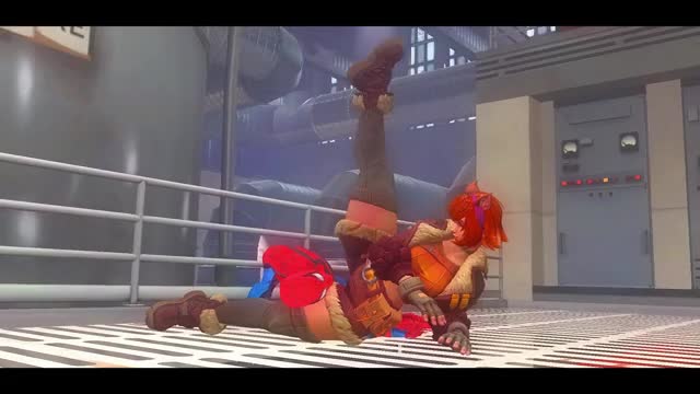 Squirrel girl squashes spider-man