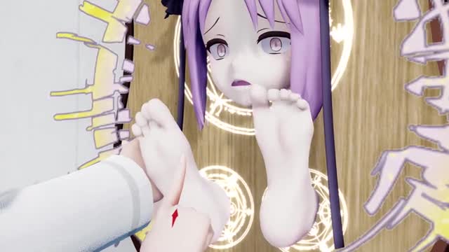 Stheno Stuck in a Wall gets Tickled by Gudako