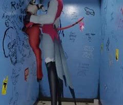 Stolas and Moxxie Bathroom Smashing [Chocoscorner, nap`sart & Valorlynz]