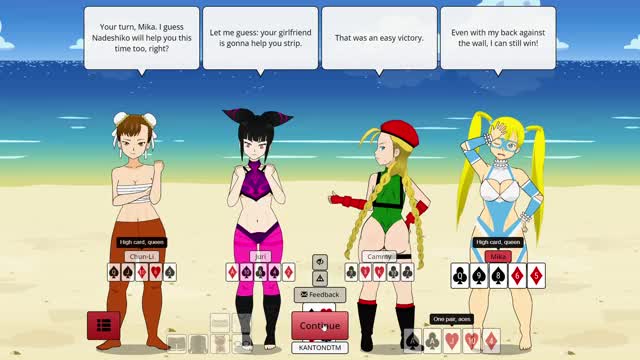 Strip Poker Night at the inventory Street Fighter Chun-li epilogue