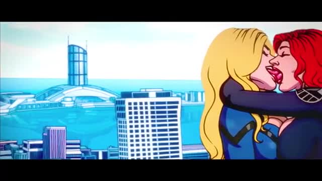 Sue Storm and Black Widow Making Out [KayWest and Dalliance18]