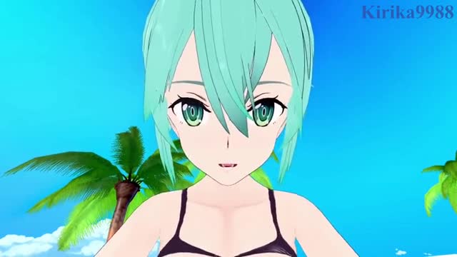 Sword Art Online – Sinon (Shino Asada) and I have sex on the beach