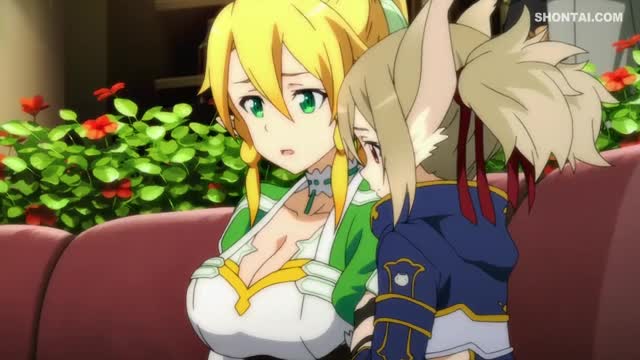 Sword art online leafa fanservice