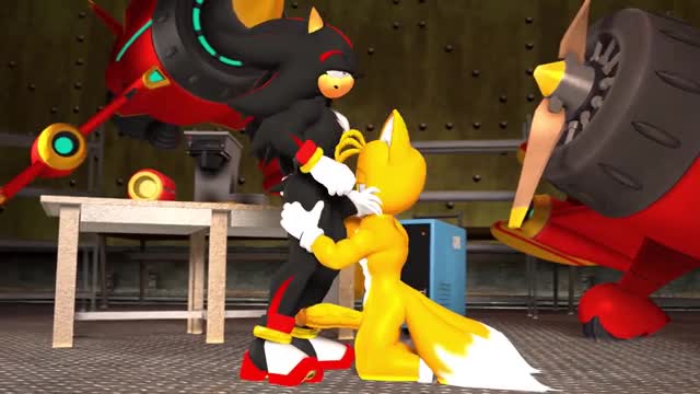 Tails Checking Shadow’s Gun (sound)