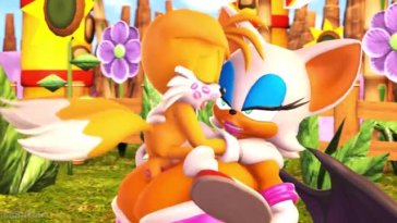 Tails riding Rouge’s Breast (sound)