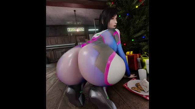 Tifa Shaking Her Ass For The Holidays [D.Va[Conseit][NO WM][4K]