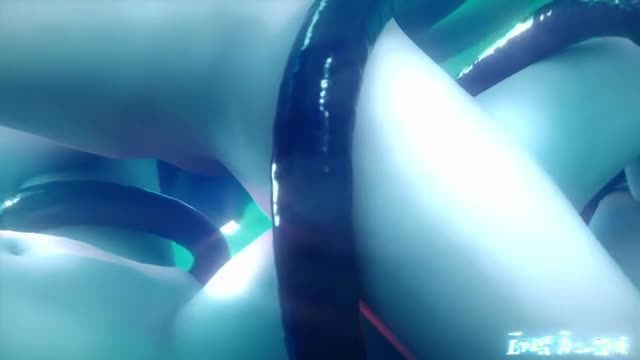 Tifa and Aerith vs 12 tentacles!