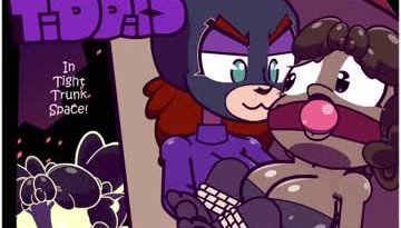 Tiny Tiddies in Tight Trunk Space!