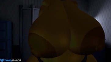 Toy chica hanging tits