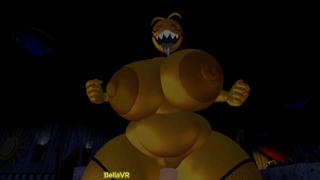 Toy chica rides you in freddy fazbears pizza