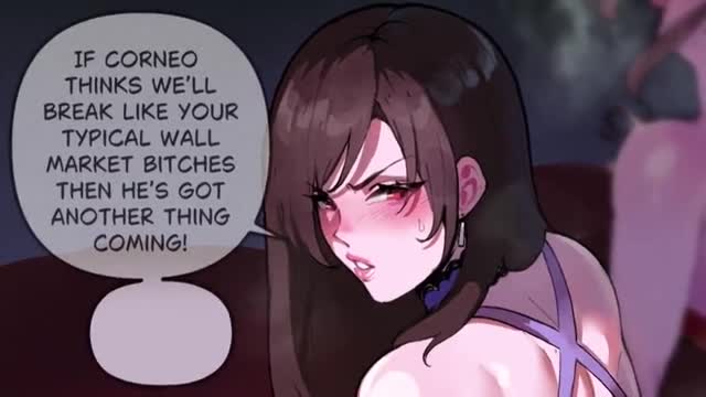 Tyffa and Aerith in a GangBang Sub Español