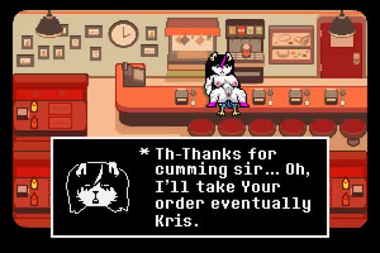 Undertale – heavy sitting on a small dick