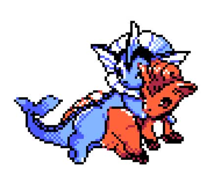 Vaporeon and vulpix – ass fuck