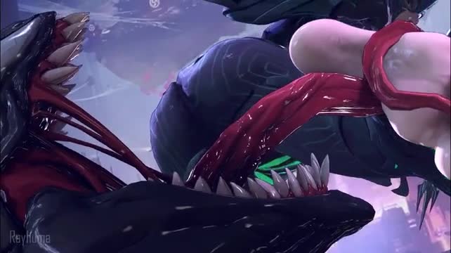 Venom licking hela’s feet