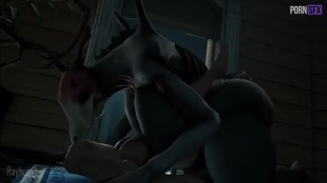 Wendigo fucks man in shack