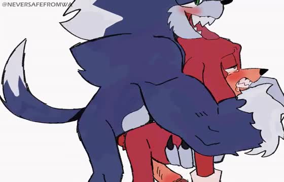 Werehog fucking Knuckles [NeverSafeFromWa]