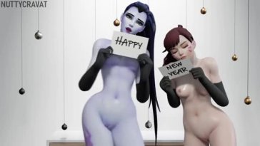 Widow & D.va New Year Wishes『Nuttycravat』