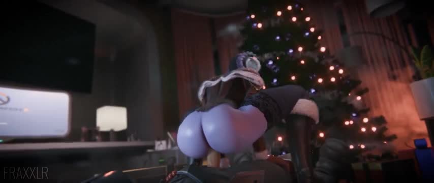 Widowmaker Christmas Ride and Creampie [FraxXLR]