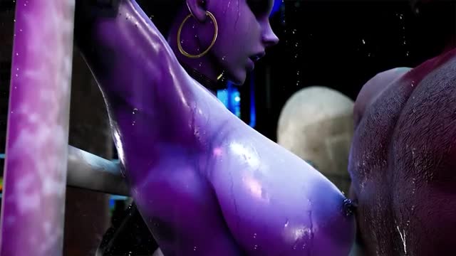 Widowmaker fucks in the rain