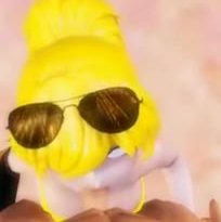 Yang blowjob & cum on face RWBY animation short