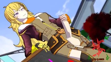 Yang jacks off looking at ruby celebrate her birthday(SFMslayer)