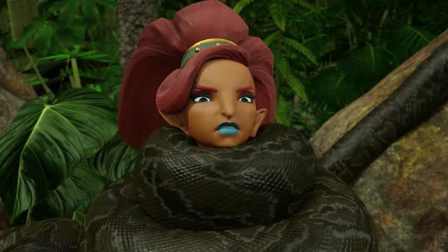 Zelda and Urbosa Squeezed and Vored