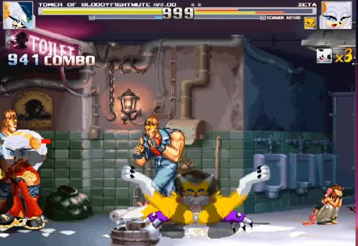 Zeta y Renamon Vs TOBF – MUGEN