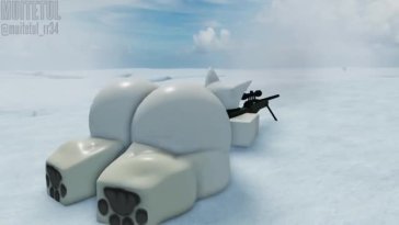Arctic Fox Shows My Ass When shooting Roblox
