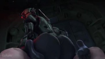 Assaultron riding