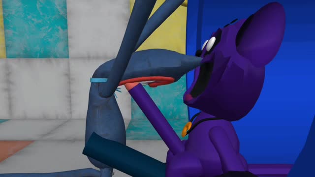 Catnap x Nightmare huggy sexo gay