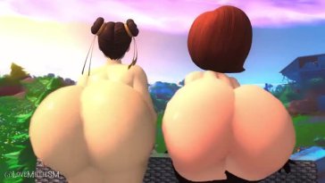 Chun-li and elastigirl