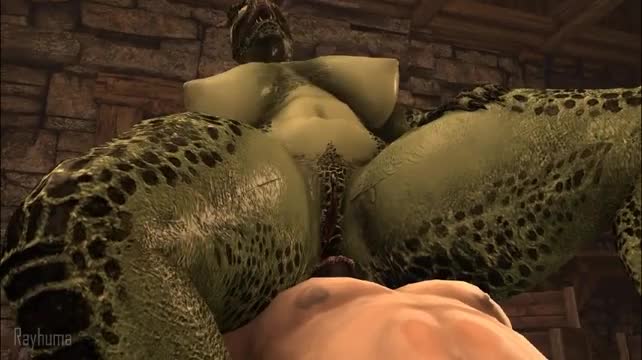Eating argonian ass