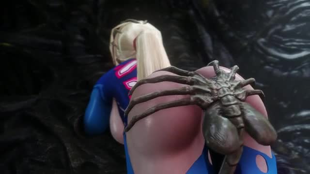 Facehuggers use Samus Aran (NoName55) (Angles A & B)