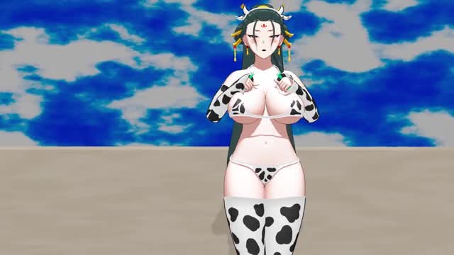 Fenxiang con skin de varesa de genshin impact