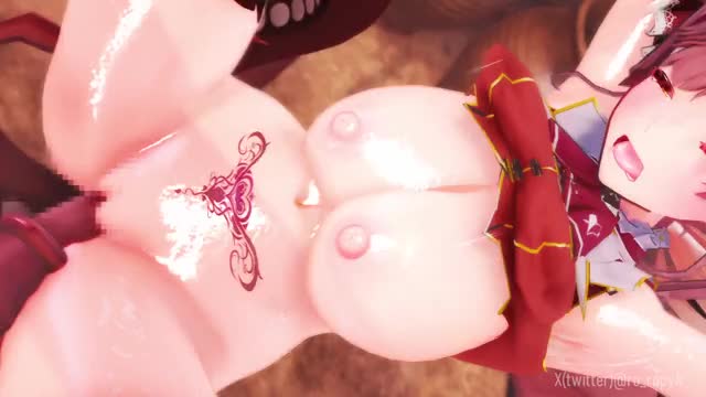 Houshou Marine vs. Tako Monster (Long Version) [Ro Ropy4]