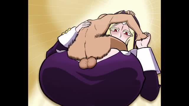 Mother seras giving paizuri