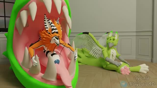 Oral vore by gylala