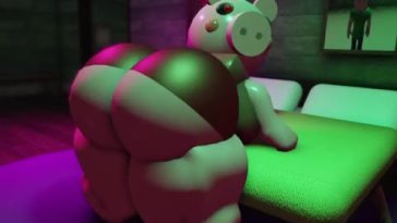Piggy with clothes Twerking ass Roblox