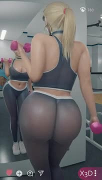 Samus Live Workout [B] [Gym Clothes] [X3D]