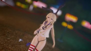 Shimakaze – Good Night Kiss Strip