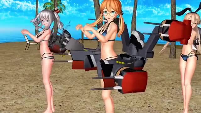 Shimakaze, Kashima & Prinz – Liar Dance [MMD R18] F104